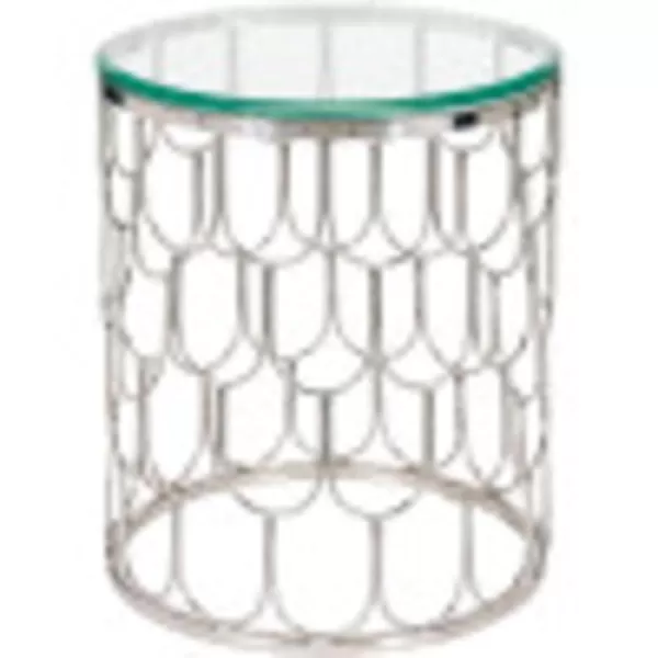 Artistic Weavers Gorst Modern End Table 20 H W x 17 D SilverArtistic Weavers Gorst Modern End Table 20 H W x 17 D Silver