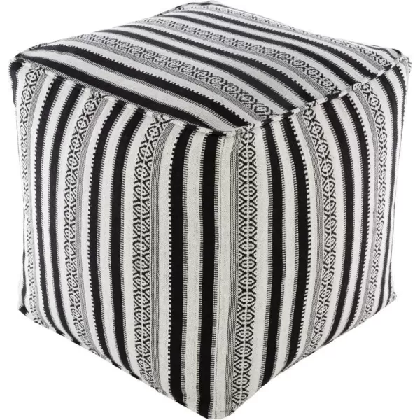 Artistic Weavers Harem 18 x 18 x 18 Pouf BlackArtistic Weavers Harem 18 x 18 x 18 Pouf Black