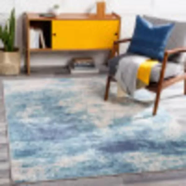 Artistic Weavers Harold Modern Abstract Area Rug 53 x 73 Aqua67 x 9 Aqua