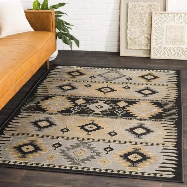 Artistic Weavers Hepburn Area Rugs 710 x 112 BlackBlack 1 ft 10 in x 2 ft 11 in