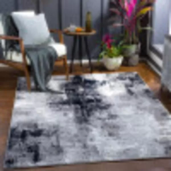 Artistic Weavers Houda Modern Abstract Area Rug2 x 3 BlackNavy