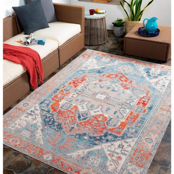 Artistic Weavers Huntington Beach Outdoor Bohemian Medallion Area Rug53 x 7GrayArtistic Weavers Huntington Beach Outdoor Bohemian Medallion Area Rug53 x 7Gray