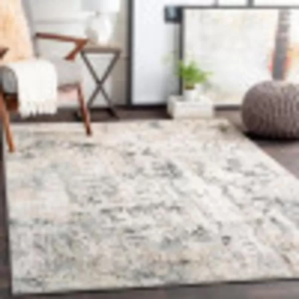 Artistic Weavers Jameela Modern Abstract Area Rug Silver GrayT 53 x 73Silver Gray  T 67 X 96