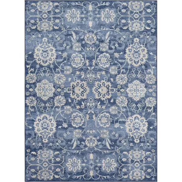 Artistic Weavers Kyra Area Rug 53 x 73 Grey2 x 3 Navy