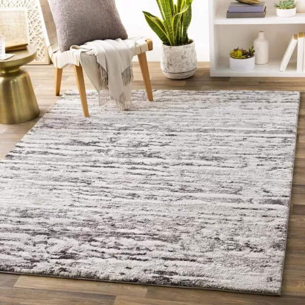 Artistic Weavers Lamarque Modern Shag Area Rug 53 x 73 GrayIvory2 x 3 GrayIvory