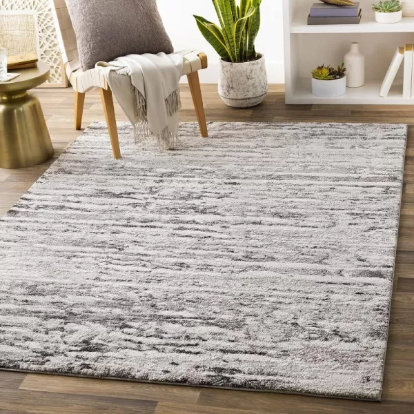 Artistic Weavers Lamarque Modern Shag Area Rug 53 x 73 GrayIvory27 x 73 GrayIvory