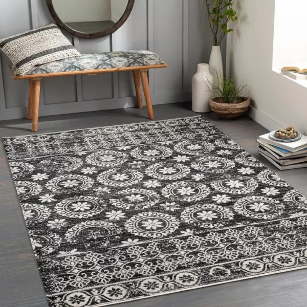 Artistic Weavers Lavadora Boho Machine Washable Area Rug53 x 7Black53 x 7