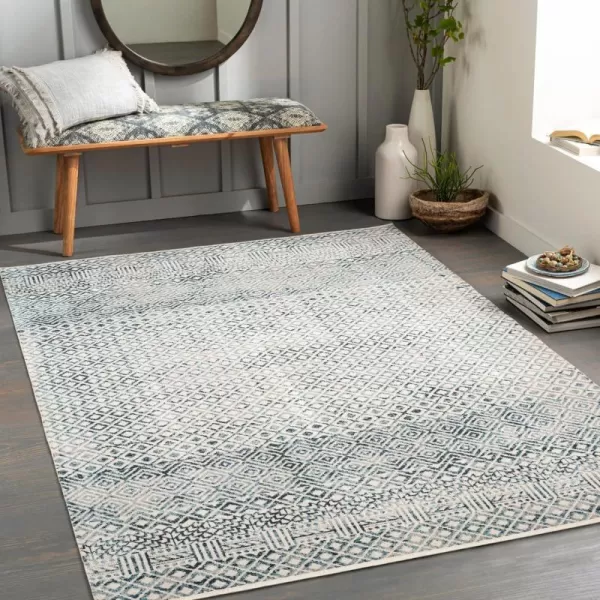 Artistic Weavers Lavadora Machine Washable Area Rug 53 x 7 Ink BlueInk Blue 27 x 73