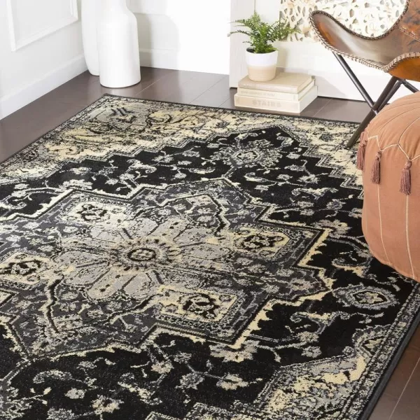 Artistic Weavers Lennox Area Rug 710 x 11267 x 96 Black