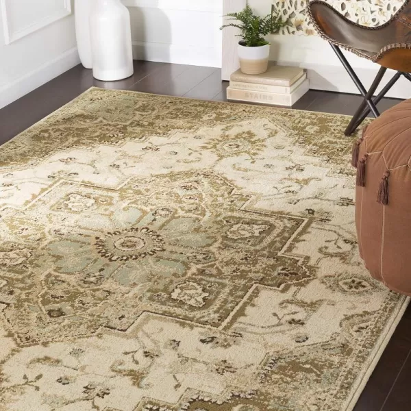 Artistic Weavers Lennox Area Rug 710 x 112710 x 112 Khaki  Brown