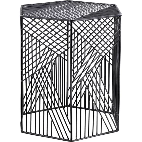 Artistic Weavers Linus Contemporary Geometric Garden Stool 1775 x 165 x 155 BlackArtistic Weavers Linus Contemporary Geometric Garden Stool 1775 x 165 x 155 Black