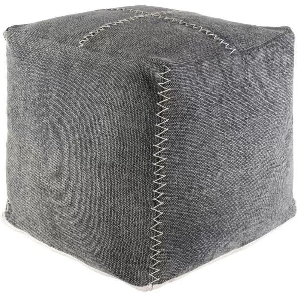 Artistic Weavers Luka Cottage Pouf 18 H x 18 W x 18 D Medium GrayArtistic Weavers Luka Cottage Pouf 18 H x 18 W x 18 D Medium Gray