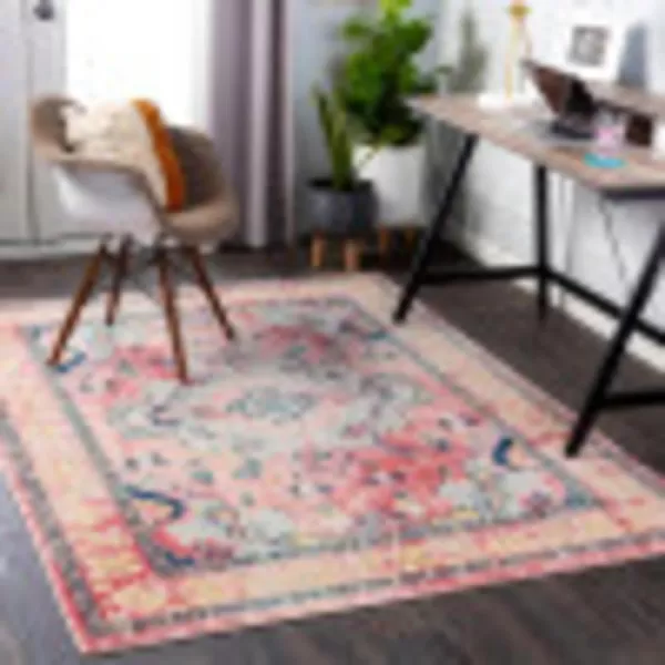 Artistic Weavers Martino Classic Medallion Area Rug710 x 103 Light Pink