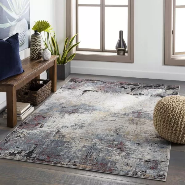 Artistic Weavers Misty Modern Abstract Area Rug 53 x 73 Medium GrayArtistic Weavers Misty Modern Abstract Area Rug 53 x 73 Medium Gray