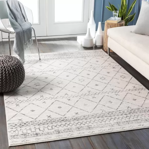 Artistic Weavers NELA Area Rug 67 Square WhiteWhite 67 Square