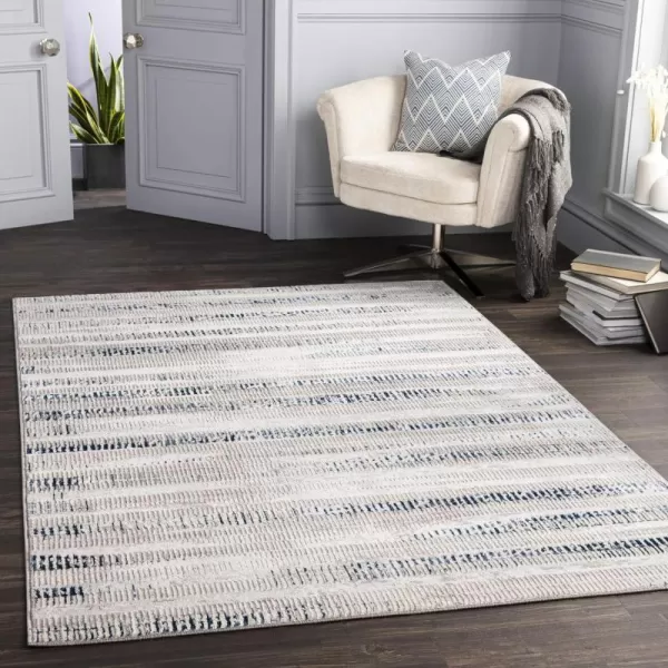 Artistic Weavers Nami Modern Striped Area Rug 52 x 7 Dark Blue52 x 7 Dark Blue