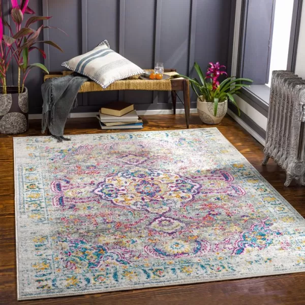 Artistic Weavers Neera Vintage Floral Area Rug 53 x 73 FuchsiaArtistic Weavers Neera Vintage Floral Area Rug 53 x 73 Fuchsia