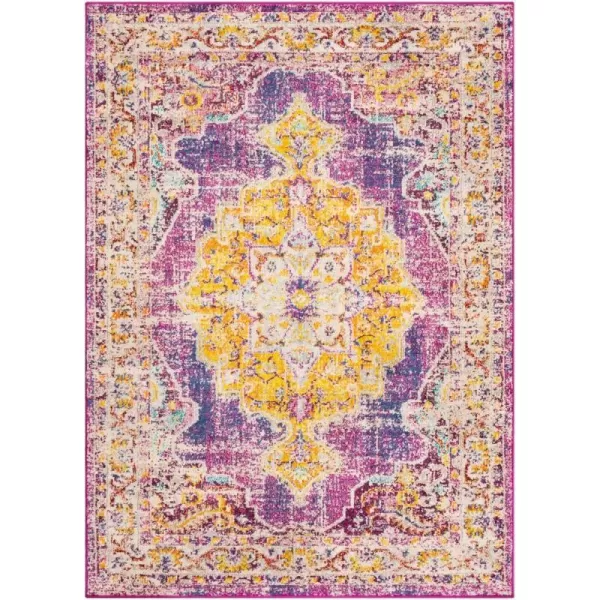 Artistic Weavers Neville Area Rug 53 Round Teal710 x 103 Fuchsia