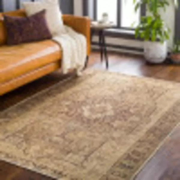 Artistic Weavers Nico Vintage Medallion Area Rug 710 x 102 Tan67 x 9