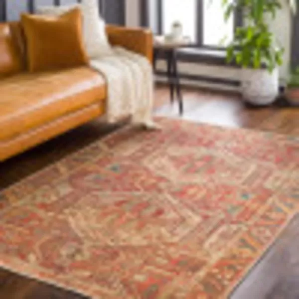 Artistic Weavers Nico Vintage Tribal Area Rug 710 x 102 OrangeRust2 x 211