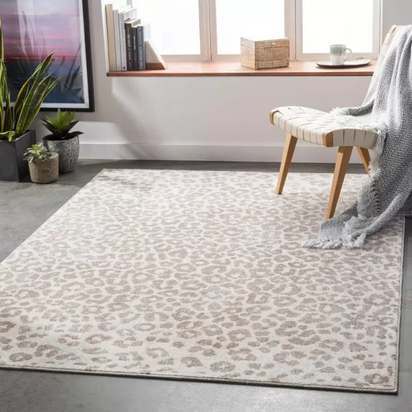 Artistic Weavers Nixie Leopard Print Area Rug 5 ft 3 in x 7 ft 3 in Medium Gray5 ft 3 in x 7 ft 3 in Camel