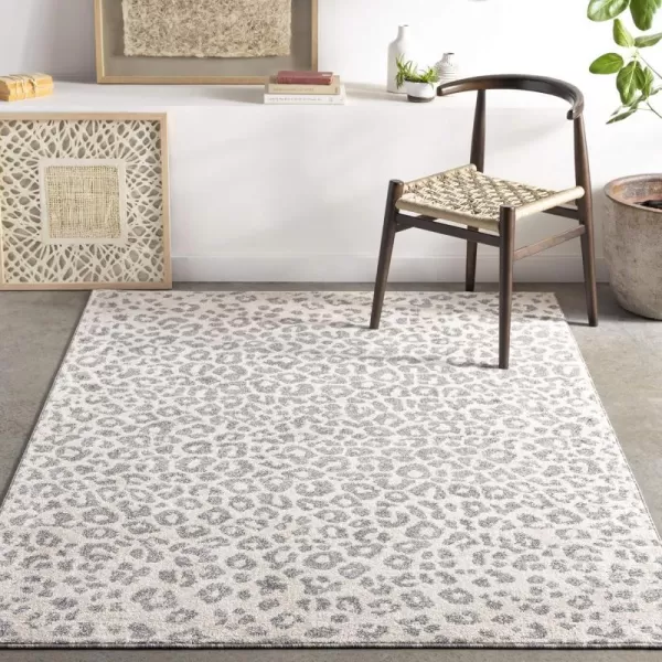 Artistic Weavers Nixie Leopard Print Area Rug 5 ft 3 in x 7 ft 3 in Medium Gray5 ft 3 in x 7 ft 3 in Medium Gray