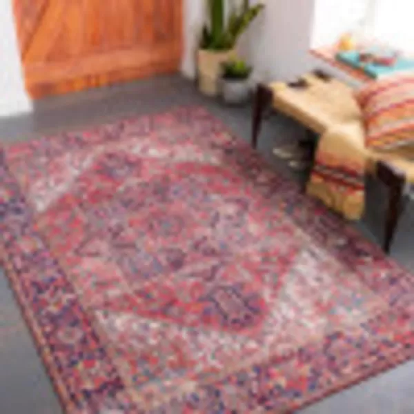 Artistic Weavers Nobrega Area Rug 3 ft 6 in x 5 ft 6 in Red3 ft 6 in x 5 ft 6 in Red