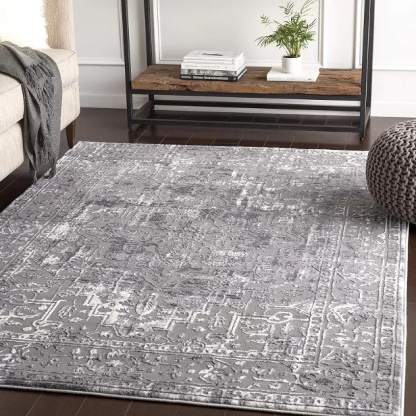 Artistic Weavers Odyssey Blue and Gray Updated Traditional 2 x 3 Area Rug 2 x 211710 x 103 Grey