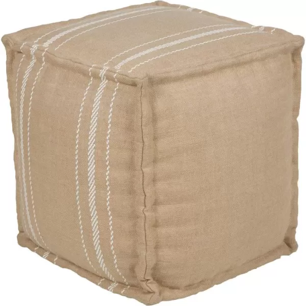 Artistic Weavers Oneida Pouf 16 x 16 x 18 Khaki16 x 16 x 18 Camel