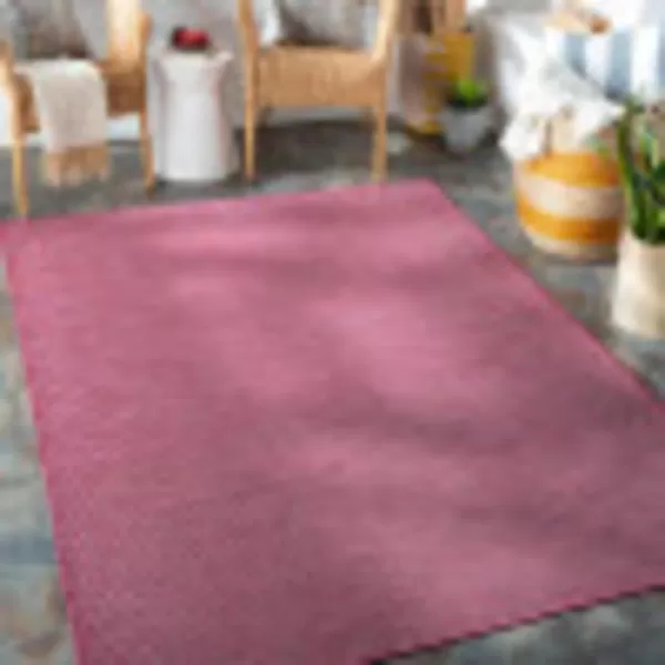 Artistic Weavers Oswin Outdoor Traditional Area Rug 51 x 7 Blue78 x 10 Pink