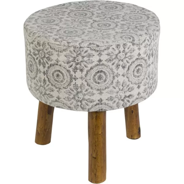 Artistic Weavers Penelope Stool 16 x 16 x 17 GrayArtistic Weavers Penelope Stool 16 x 16 x 17 Gray