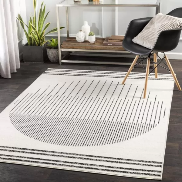 Artistic Weavers Penrod Modern Geometric Area Rug710 x 10BlackIvoryBlackIvory 710 x 10