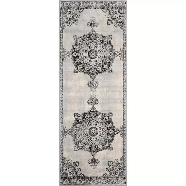 Artistic Weavers Perla Area Rug 53 x 73 Silver Grey27 x 73 Black