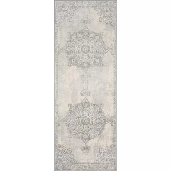 Artistic Weavers Perla Area Rug 53 x 73 Silver Grey27 x 73 Silver Grey