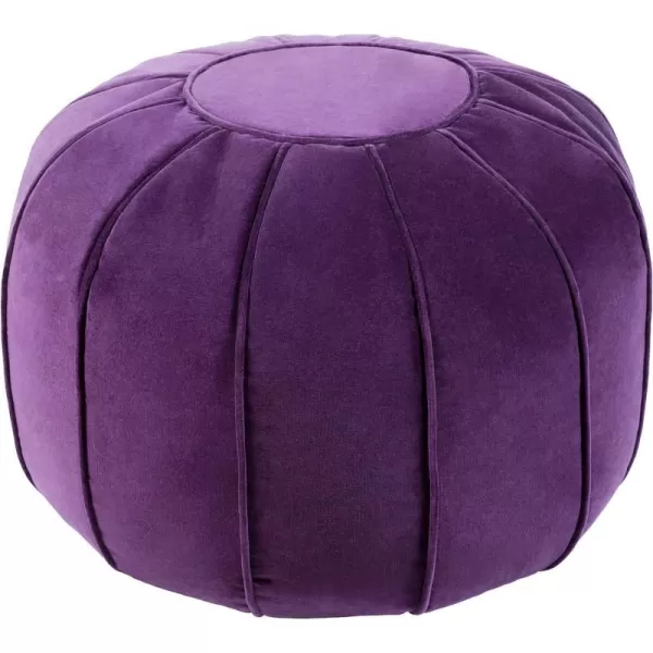 Artistic Weavers Petunia Pouf 20 x 20 x 14 Khaki20 x 20 x 14 Dark Purple