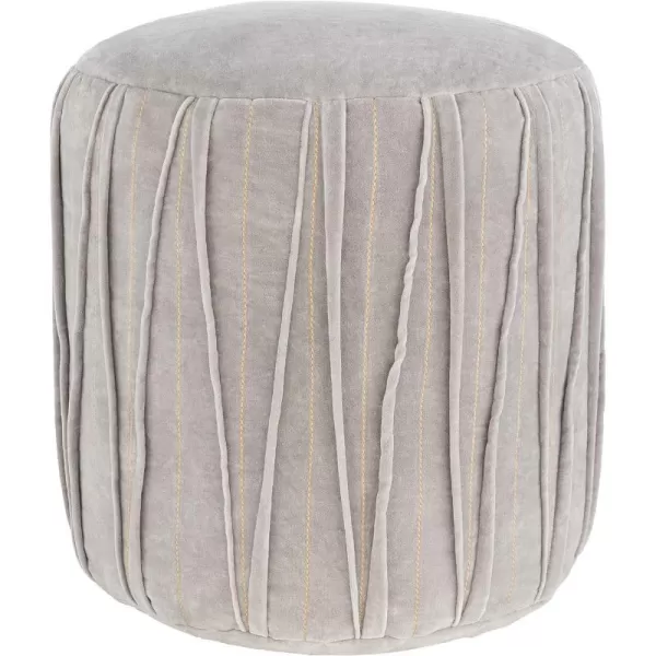 Artistic Weavers Prato Pouf 16 x 16 x 16 Dark Red16 x 16 x 16 Grey