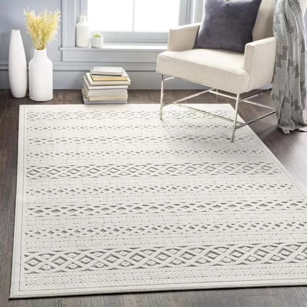 Artistic Weavers Rebecca Outdoor Bohemian Area Rug 53 x 73 Medium Gray53 x 73 Medium Gray