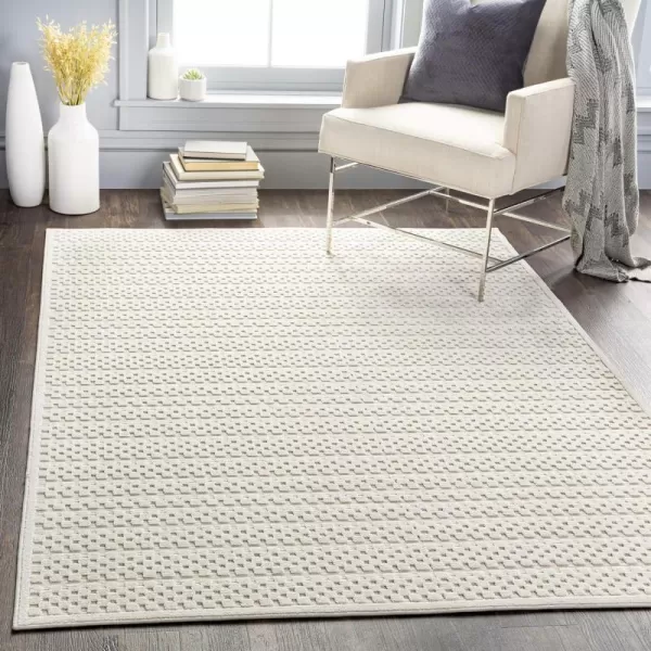 Artistic Weavers Reea Outdoor Geometric Area Rug 53 x 73 Cream2 x 211