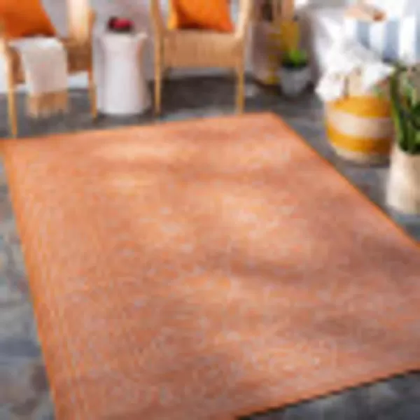 Artistic Weavers Rita Outdoor Traditional Area Rug26 x 4 Orange