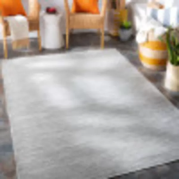 Artistic Weavers Riva Outdoor Global Area Rug51 x 7 Light Gray