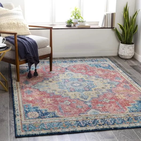 Artistic Weavers Rivka Area Rug 710 x 10 Pale BlueGray67 x 9 Garnet  Blue