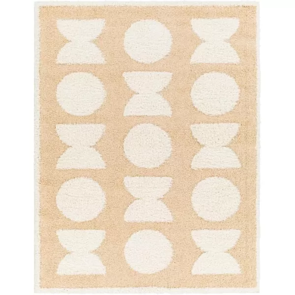 Artistic Weavers Rodos Modern Plush Area Rug 53 x 7 Apricot67 x 9 Apricot