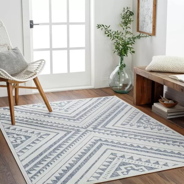 Artistic Weavers San Diego Outdoor Global Area Rug53 x 7Blue53 x 7