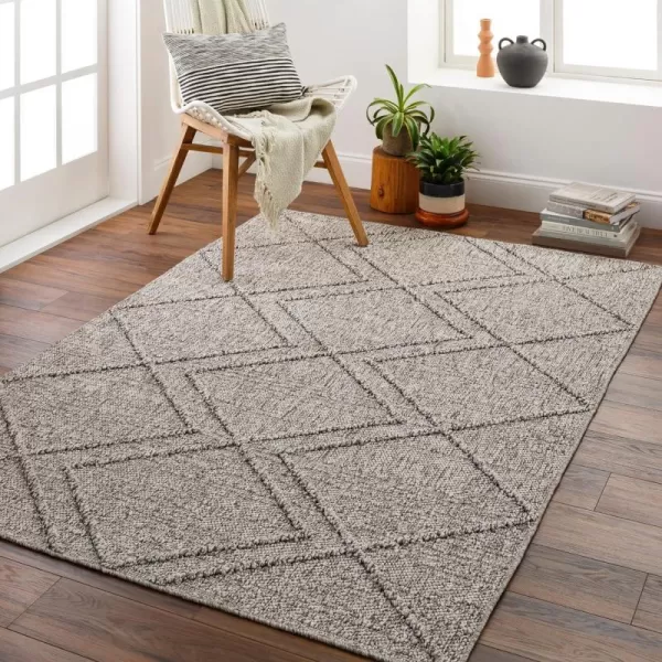 Artistic Weavers Sarasota Bohemian Outdoor Area Rug 5 x 7 TaupeTaupe 64 x 9