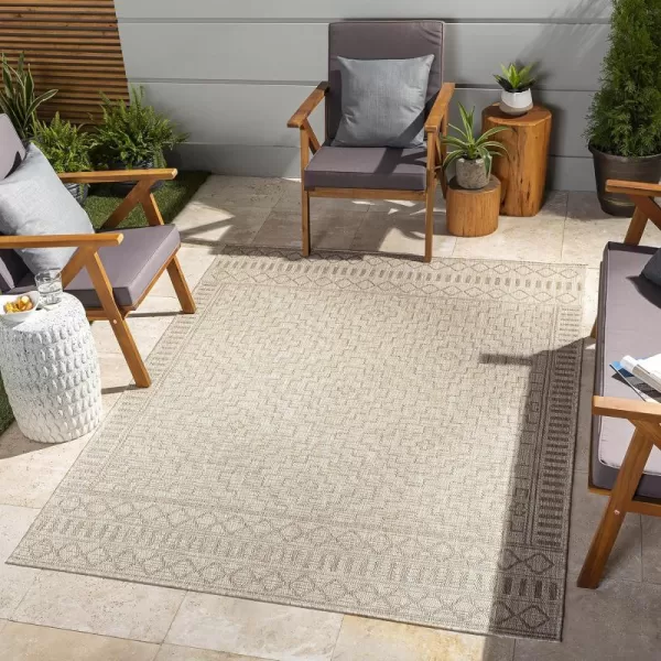 Artistic Weavers Sawyer Boho Diamond Outdoor Area Rug 53 x 7 KhakiArtistic Weavers Sawyer Boho Diamond Outdoor Area Rug 53 x 7 Khaki