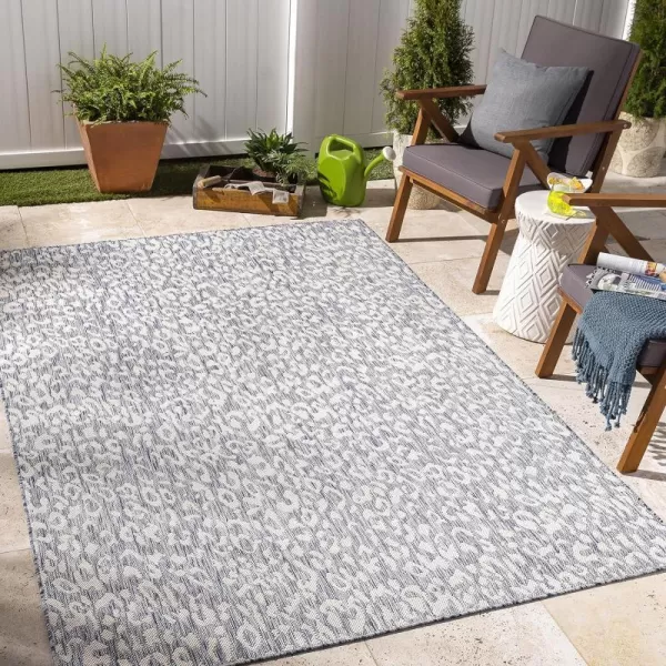 Artistic Weavers Sawyer Outdoor Modern Area Rug 53 x 7 TaupeBlueArtistic Weavers Sawyer Outdoor Modern Area Rug 53 x 7 TaupeBlue