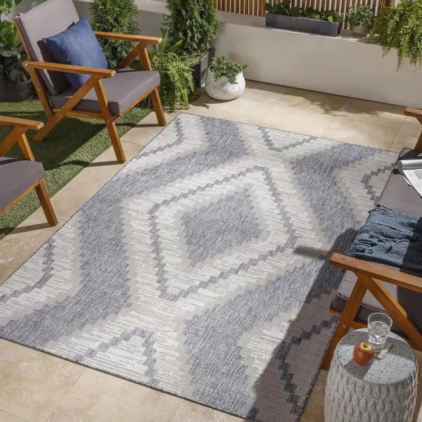 Artistic Weavers Sawyer Rustic Diamond Boho Outdoor Area Rug 53 x 7 NavyArtistic Weavers Sawyer Rustic Diamond Boho Outdoor Area Rug 53 x 7 Navy