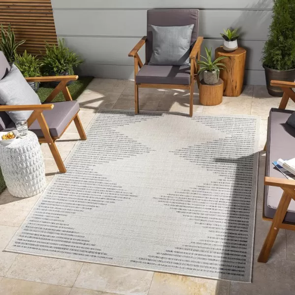 Artistic Weavers Sawyer Rustic Modern Outdoor Area Rug 53 x 7 Camel710 x 10 BlueTaupe