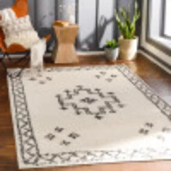 Artistic Weavers Shar Bohemian Global Area Rug 27 x 73 CharcoalCream67 x 9