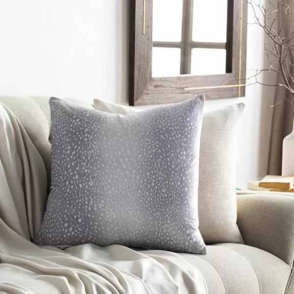 Artistic Weavers Snowkat Pillow 18 x 18 Light GrayLight Gray 18 x 18Inch No Insert